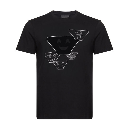 【秒发】EmporioArmani/安普里奥阿玛尼男士短袖T恤棉质圆领短袖T恤6Z1TS01JQUZ