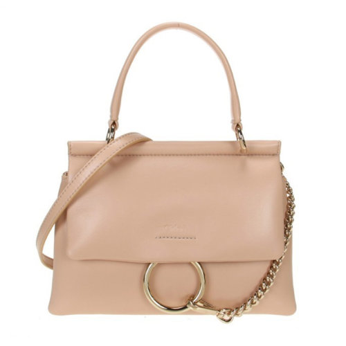 CHLOE/克洛伊女士棕色小羊皮小号手提包 C21AS413-F17-284