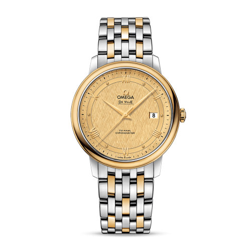 OMEGA/欧米茄 碟飞系列 典雅 同轴腕表 精钢 18K金 自动机械 男士腕表 424.20.40.20.08.001