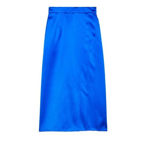  GUCCI古驰 22年秋冬 女士 真丝硬缎半身裙 664421 ZHS84 4256