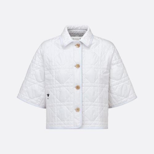 DIOR迪奥 22年秋冬 女士 夹克 Blouse a manches courtes Macrocannage 227B69A2827_X0100