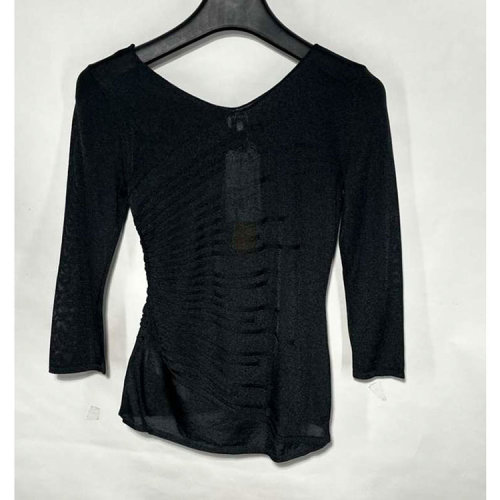 ARMANI COLLEZIONI/阿玛尼卡尔兹 黑色女士长袖针织衫