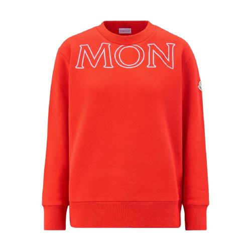  MONCLER蒙可蒙克莱 22年秋冬 女士 卫衣 Logo Sweatshirt H20938G00029809KX365