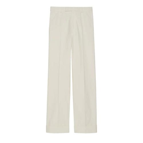  GUCCI古驰 22年秋冬 男士 Gucci HA HA HA特别系列织纹棉布长裤 712865 ZAAZM 9213