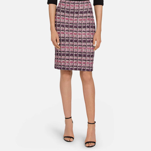 St.John/盛蔷粗花呢女士半身裙K71Z061