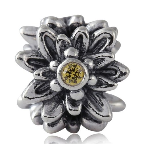 PANDORA/潘多拉 925银锆石雪绒花   791176CZY