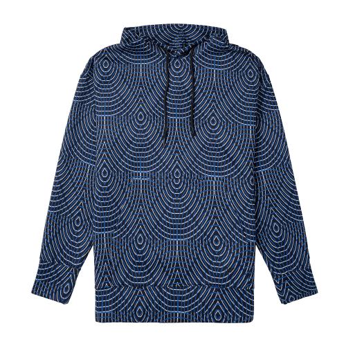 Emporio Armani/安普里奥阿玛尼 蓝色几何图案印花 男卫衣  [Exclusive] 3K1M6R-1JP3Z-F050