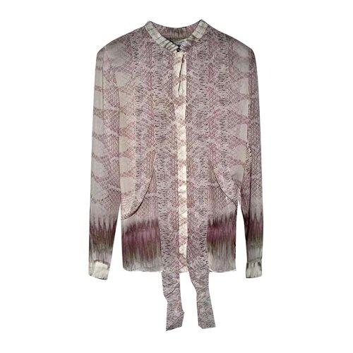 Roberto Cavalli/罗伯图 卡维里/女装/女士衬衫/女士长袖衬衫