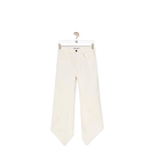  LOEWE罗意威 22年秋冬 女士 牛仔裤 Curved jeans in denim S540Y11X15-2110