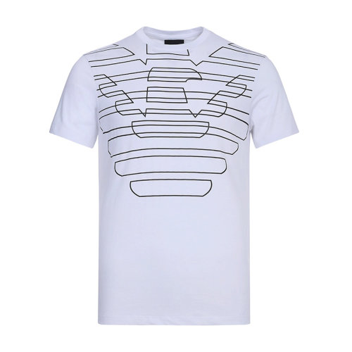 Emporio Armani/安普里奥阿玛尼:男士短袖T恤棉质圆领短袖T恤 3G1T69 1J19Z 0100