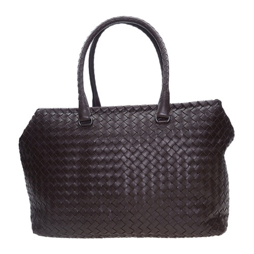 Bottega Veneta/葆蝶家 女士棕色小羊皮手提包斜挎包女包286394-V0016-2072