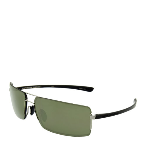 PORSCHE/保时捷 简约 商务 长方形 钛架 男款 太阳镜 3色可选 墨镜 眼镜 P8483 69mm PORSCHE 保时捷