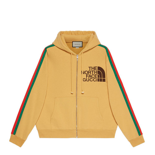 GUCCI/古驰 The North Face x Gucci联名系列织带印花男卫衣 651723 XJDIP