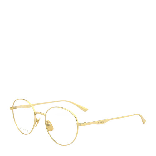 GUCCI/古驰 吴宣仪 李希侃 明星同款 简约 复古 圆形 全框 合金 轻 男女款 光学镜架 近视 眼镜框 眼镜架 GG0337O 51/53mm GUCCI 古驰
