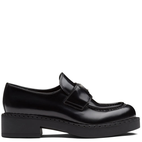 PRADA/普拉达  女士黑色亮面皮革乐福鞋1D246M_ULS_F0002_F_B050