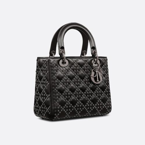  DIOR迪奥 22年秋冬 女士 手提包 中号 Lady Dior 手袋 M0565BNHB_M900