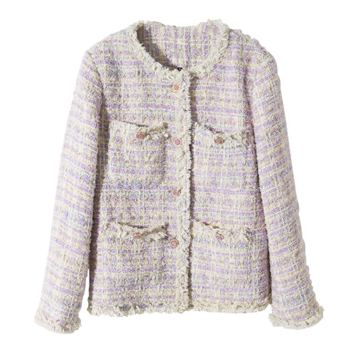 GeleiStory/GeleiStory 春秋新款小香风毛呢外套女神范名媛直筒上衣女装＞女士外套＞女士夹克