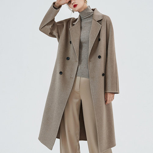 GeleiStory/GeleiStory经典新款水波纹羊毛双面呢大衣毛呢外套8503女士外套＞女士大衣