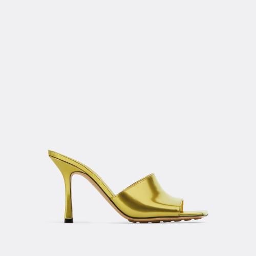  BV葆蝶家 22年秋冬 女士 高跟凉鞋 mules stretch 610538V2BG08265