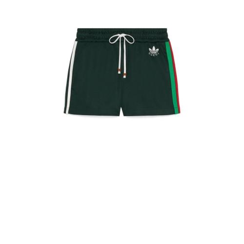  GUCCI古驰 22年秋冬 女士 adidas x Gucci联名系列针织短裤 702413 XJEGU 3806