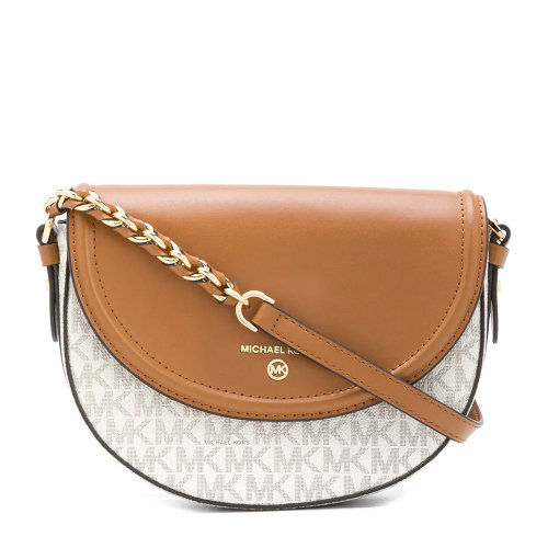 Michael Kors/迈克·科尔斯 MK女包 JET SET系列女士单肩斜挎包马鞍包拼色 32T0GT9C6B