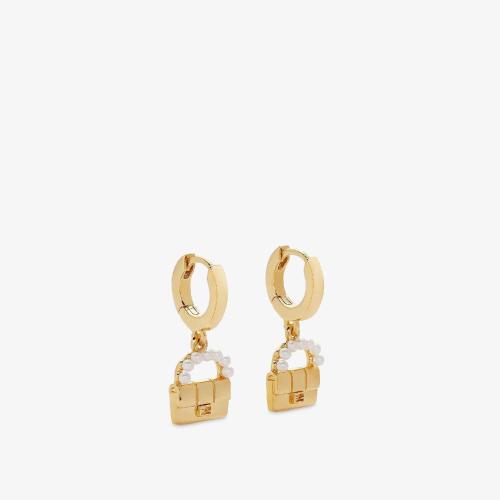 FENDI芬迪 22年秋冬 女士 耳环 Baguette earrings 8AH616A5TOF09ZE