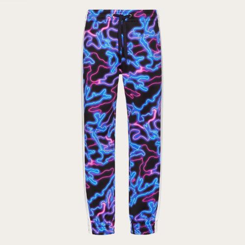  VALENTINO华伦天奴 22年秋冬 男士 休闲裤 PANTALON IMPRIMé NEON CAMOU XV3MD02R86EN36