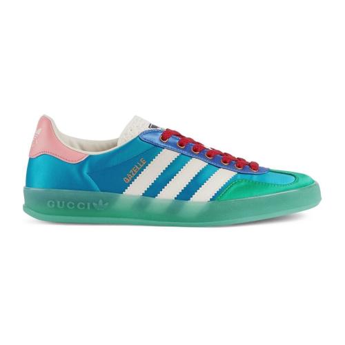 GUCCI古驰 22年秋冬 女士 adidas x Gucci联名系列女士Gazelle运动鞋 707867 U7R10 3660