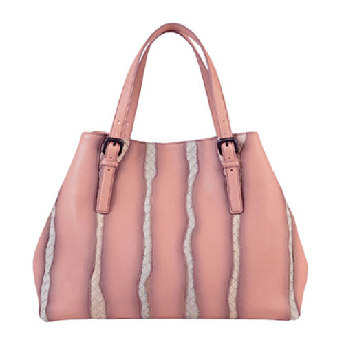 Bottega Veneta/葆蝶家 女士粉色牛皮单肩包手提包托特包购物包女包 272154-VAPY1-8795