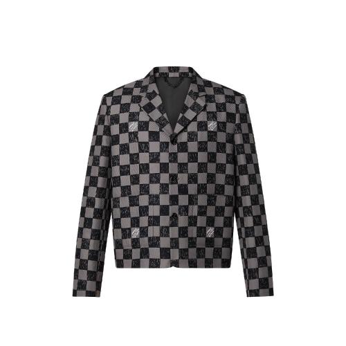 LV路易威登 22年秋冬 男士 夹克 Vest boxy Damier 1A99WK 1A99WJ 1A99WO 1A99WI 1A99WN 1A99W 预定商品2-6周发货