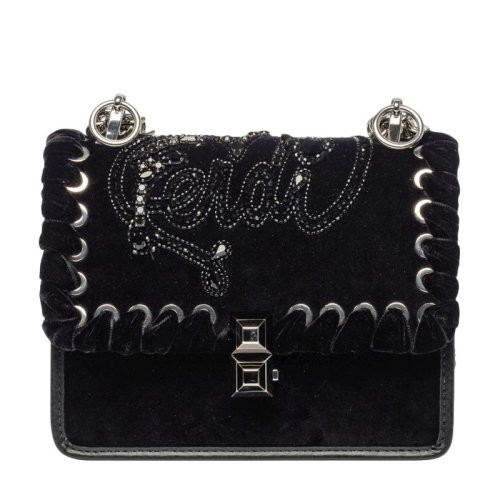  FENDI/芬迪 女士黑色小牛皮单肩包 8M0381 A44K F0GXN PLSX