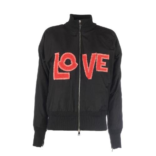Moncler/蒙克莱 女士黑色时尚休闲夹克 4537705539JQ999