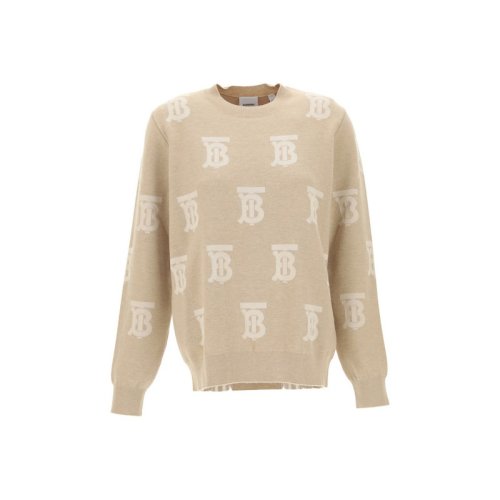  BURBERRY/博柏利 女士米色羊毛针织衫/毛衣 8052405 PLFSX