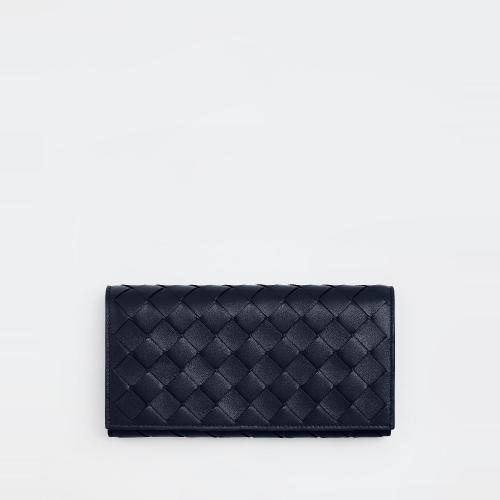 BV葆蝶家 22年秋冬 女士 钱包 portefeuille a rabat grand format 666935VCPP38837