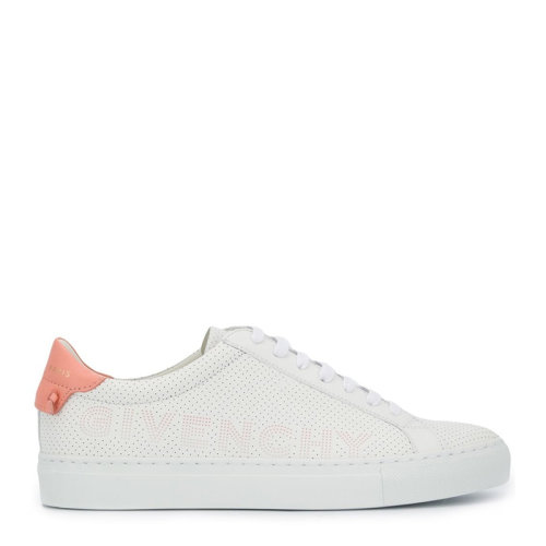 Givenchy/纪梵希 女士白色镂空小牛皮印花图案Urban Street运动鞋小白鞋休闲鞋板鞋平底鞋女鞋 BE0003E0S7149