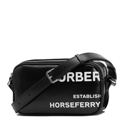 BURBERRY/博柏利 巴宝莉 女士 百搭 黑色斜挎包单肩包 80223391 HJH0015X