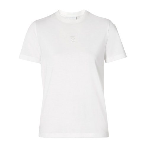 BURBERRY/博柏利 专属标识图案女士短袖T恤 8015186 1