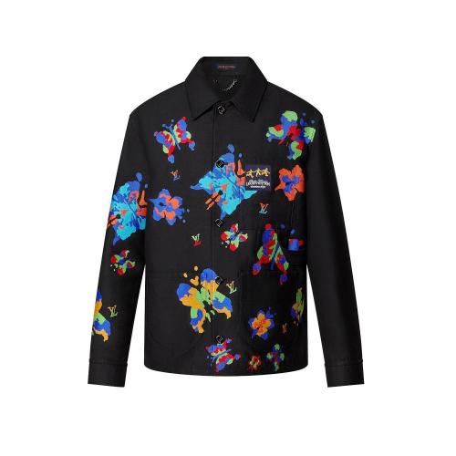  LV路易威登 22年秋冬 男士 长袖衬衫 工装夹克式衬衫 1AAUUQ 1AAUUV 1AAUUT 1AAUUR 1AAUUU 1AA