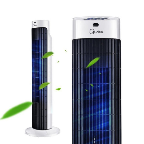 Midea/美的 塔扇家用遥控静音无叶风扇落地扇电风扇摇头台式家电 FZ10-17BR