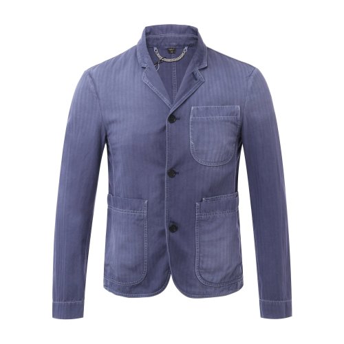 BURBERRY/博柏利 巴宝莉 男装 burberry服装 牛仔蓝休闲款式男士西服 休闲上装 外套 夹克 45531461