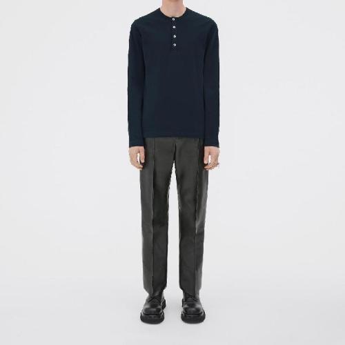  BV葆蝶家 22年秋冬 男士 针织衫 t-shirt en jersey de coton sunrise leger 717083VF1U04140