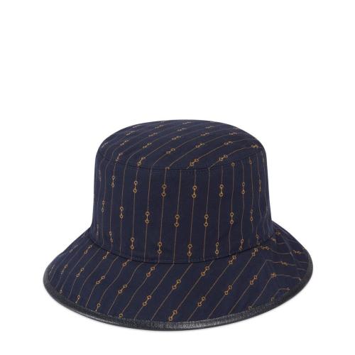  GUCCI古驰 22年秋冬 女士 双面GG和马衔扣渔夫帽 700851 4HAOU 4068