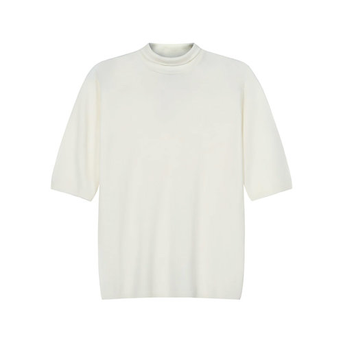 Max Mara麦丝玛拉【22春夏新款】 女士绵羊毛高领薄款针织衫 13611021 VACILLO