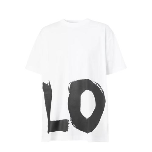  BURBERRY/博柏利 爱心印花超大款T恤女士 80373031 PLFSX