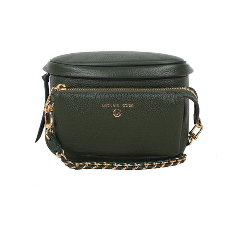 Michael Kors/迈克·科尔斯 时尚百搭 女士 牛皮拉链开合斜挎包单肩包 30T0G04M6L001 HJH0034C