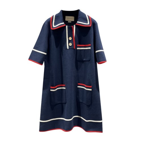  GUCCI/古驰 女士蓝色时尚休闲连衣裙裙子 661678 XKBSK 4496 PLFSX