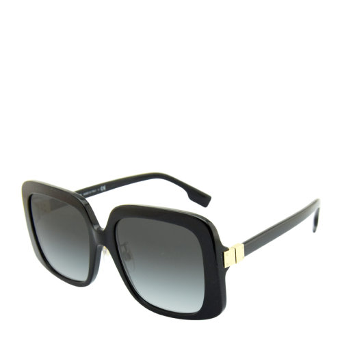 BURBERRY/博柏利 太阳镜 墨镜 大框 百搭 气质 经典 男女款 黑色 全框 渐变镜片 B4363F 55mm