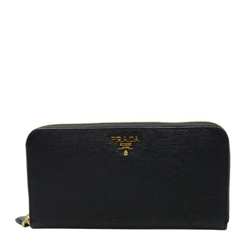 PRADA/普拉达 女士黑色牛皮长款零钱包手拿包女包 1ML506-2EZZ-F0002