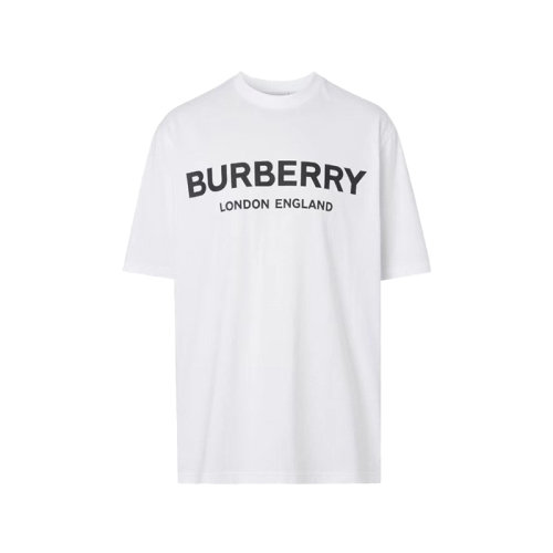 Burberry 博柏利 男款白色 纯棉伦敦限定 logo印花 短袖T恤