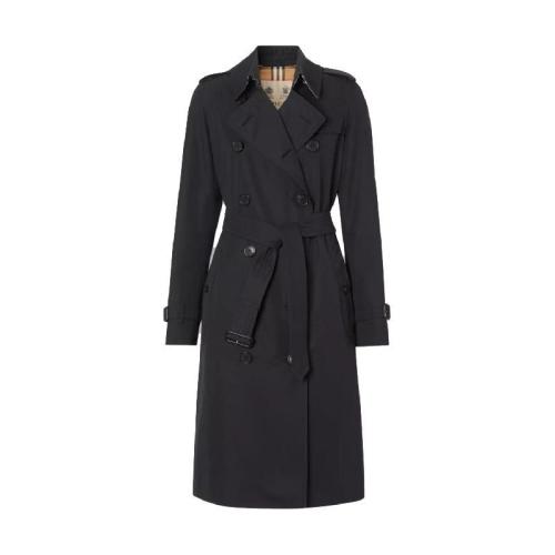  BURBERRY 22年秋冬 女士 肯辛顿版型 – 长款 Heritage Trench 风衣 80279111